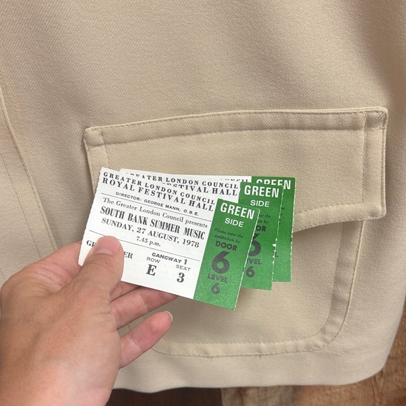 Vintage 70’s Koret of California Cream Jacket - Picture 4 of 10